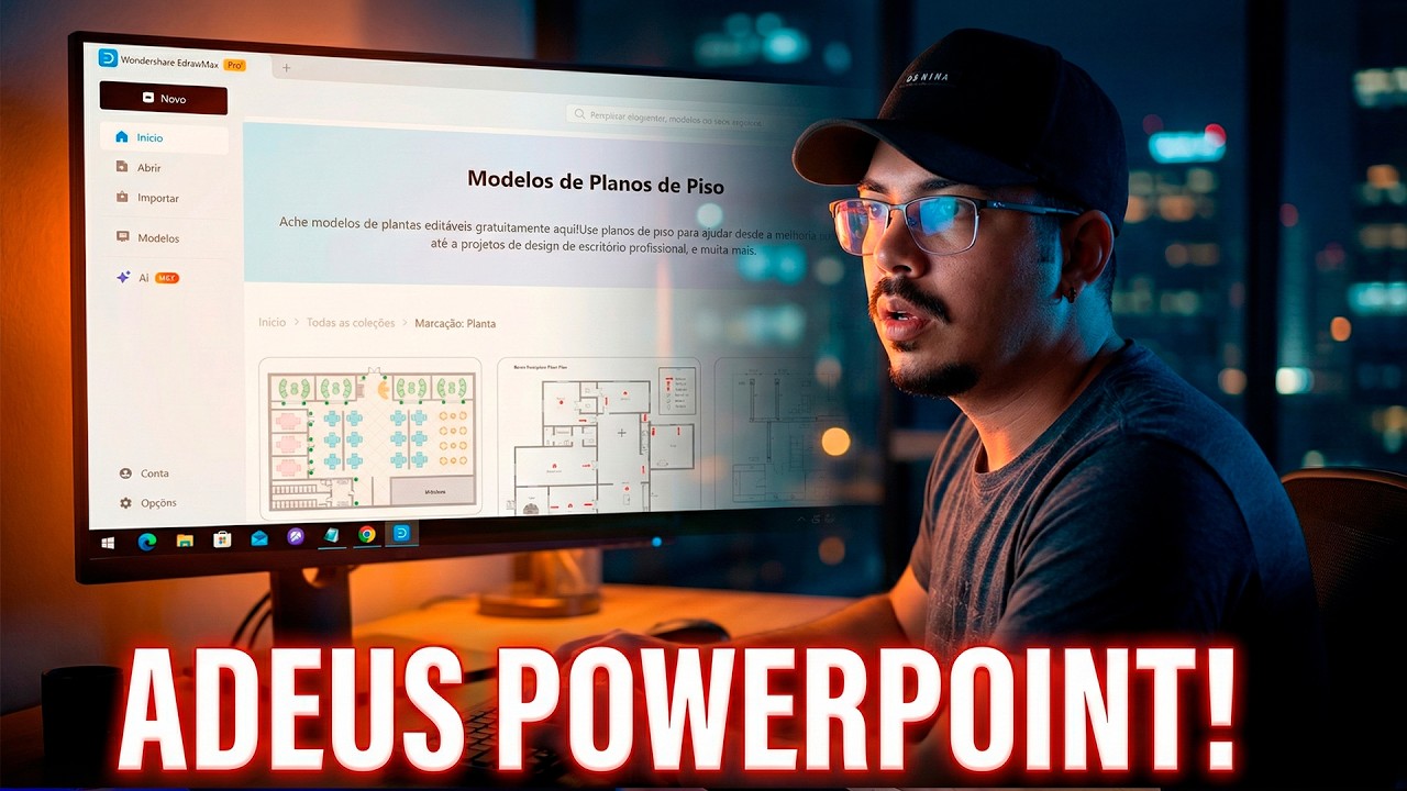 ADEUS POWERPOINT! 👋 Essa IA cria Diagramas SOZINHA (Incrível)