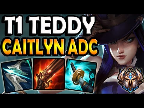 T1 Teddy CAITLYN ADC vs JHIN - Korea Challenger Patch 11.1 ✅