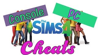 HOW TO USE CHEATS - Console + PC | SIMS 4