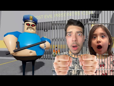 THE DIFFICULT PRISON ESCAPE!! ASEL AND HOPE - Roblox Barry's Prison Run Obby!