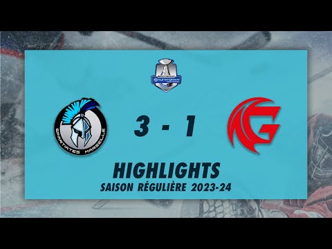 Spartiates de Marseille 3-1 Gothiques d'Amiens - Highlights - Synerglace Ligue Magnus 2023/24