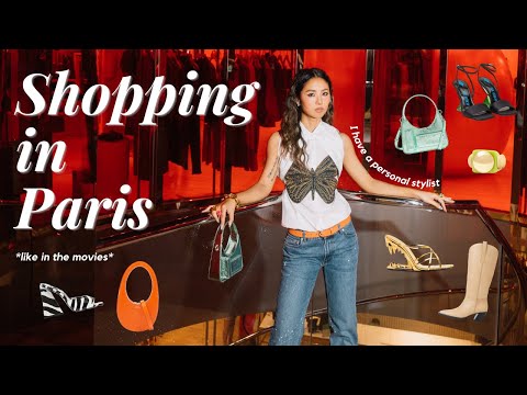 so I got PAID to shopping in Paris *like in the movies* (in the famous PRINTEMPS HAUSSMANN)