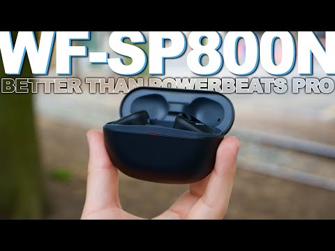 External Review Video GWiSU3poFRQ for Sony WF-SP800N Truly Wireless Headphones w/ Noise Cancellation, Extra Bass & Weather Resistance