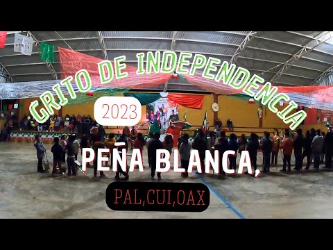 Con esta extraordinaria y particular manera La Comunidad de Peña Blanca,Oaxaca,festeja el 15 de SEP