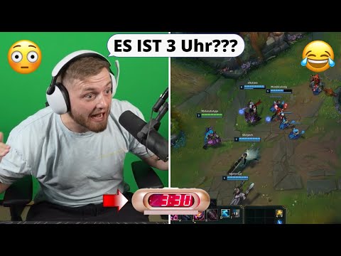 Trymacs vergisst die Zeit während League of Legends & ist fassungslos😳👀😂