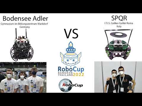 RoboCup 2022 Bangkok Soccer Light Weight Final