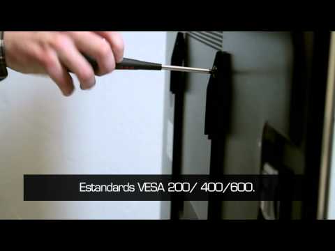 Soporte de pared para TV  motorizado.(www.videosonido.com)