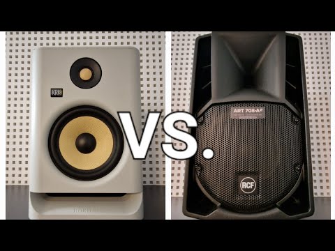 StudioMonitor KRK R7 VS ActiveMonitor RCF Art 708-A