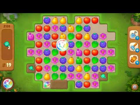 Gardenscapes (LEVEL 2138,,SPECTACULAR TWINS RAINBOW & THE BOMB)