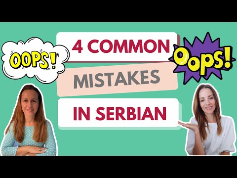 4 Common Mistakes in Serbian Language (with Subs)