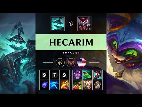 Hecarim Jungle vs Shaco - NA Grandmaster Patch 25.21