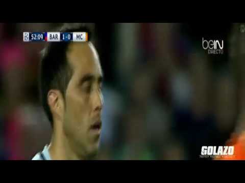 Claudio Bravo red card - Barcelona vs Manchester City 19/10/2016 Champions League