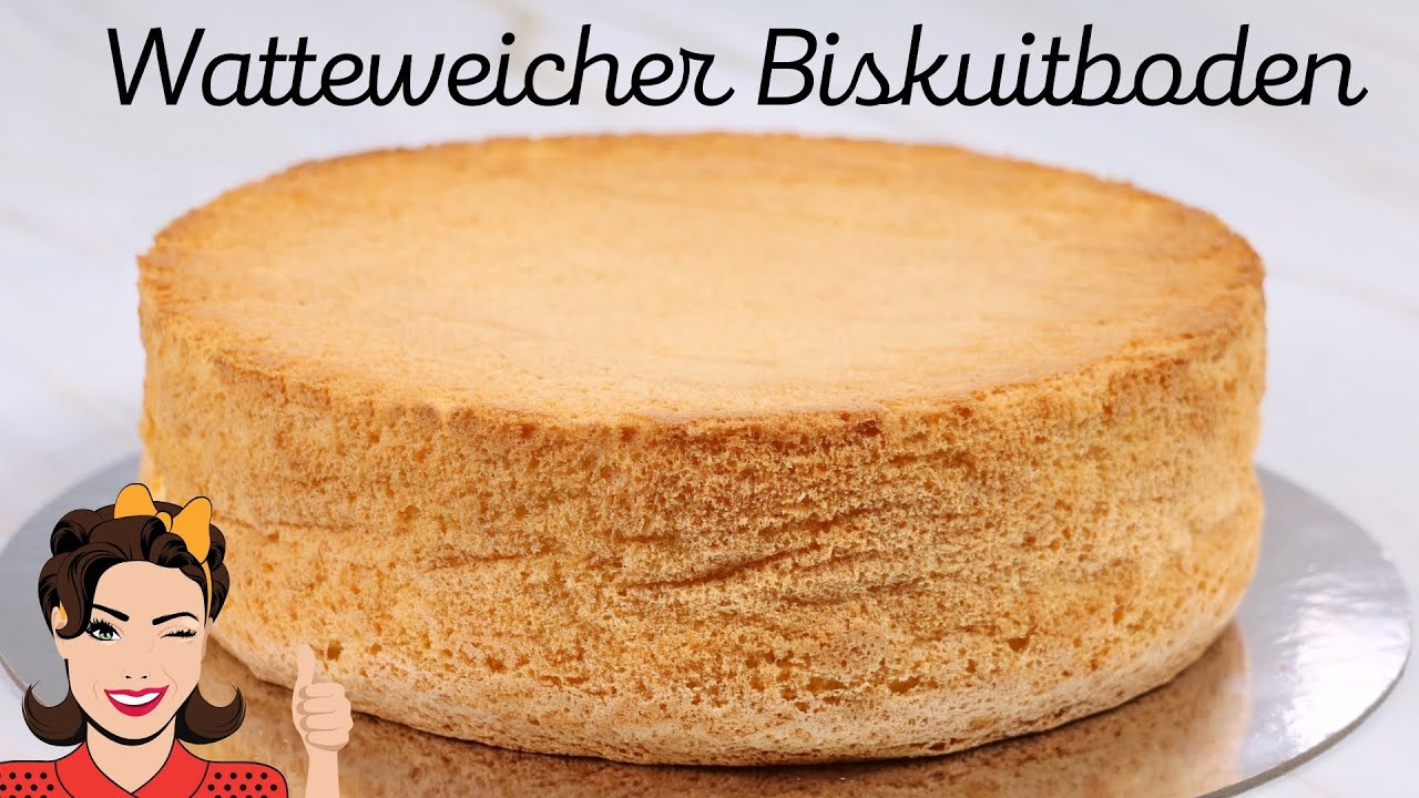 Biskuitboden für Torten und Kuchen - Einfache Rezepte