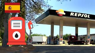 Refueling in Rural Spain 🇪🇸  Peaceful Drive on the T 302 Through Catalonia