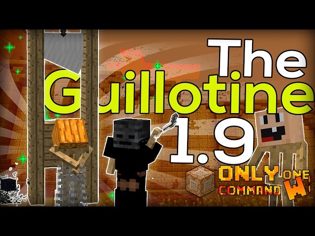 The Guillotine V2 One Command Block Minecraft Cimap