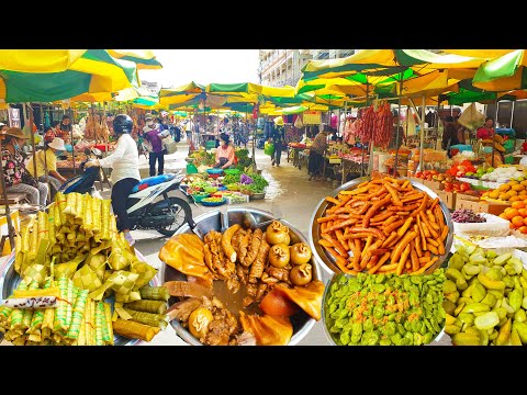 Three Market Food Show - Daily Fresh foods Compilation For Sales In Phnom Penh City