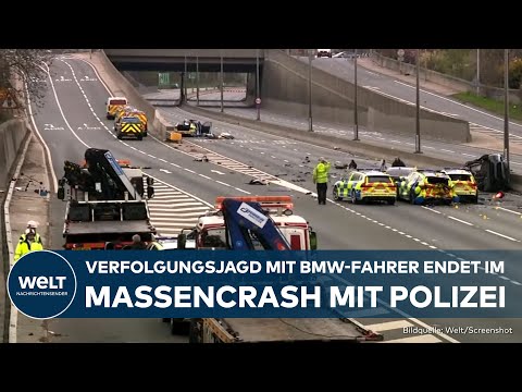 GROßBRITANNIEN: Sieben Polizisten verletzt! Junge Raser liefern sich wilde Verfolgungsjagd!