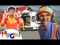 Blippi Explores A Firefighting Helicopter Blippi MyGo Sign Language For Kids ASL