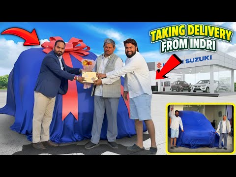 Finally one more car🔥|Taking delivery of my new car from Village Indri😎|