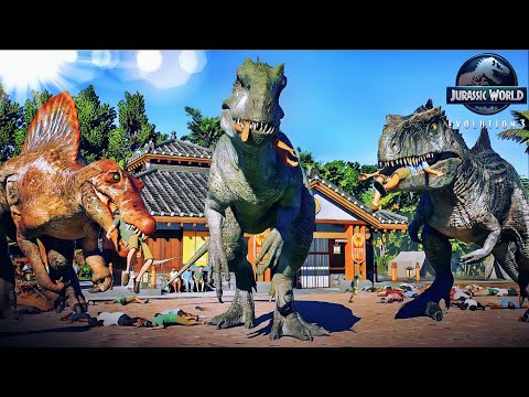 ALL Carnivores ESCAPED in Jurassic World Evolution 3