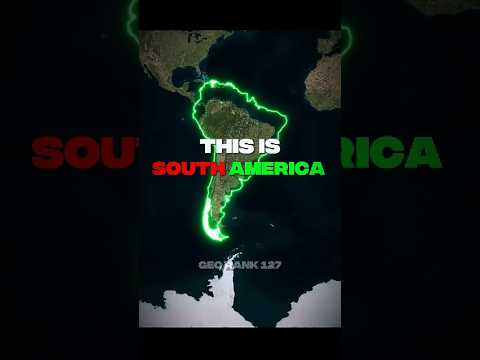 This is SOUTH AMERICA 🌍 #shorts #country #geography