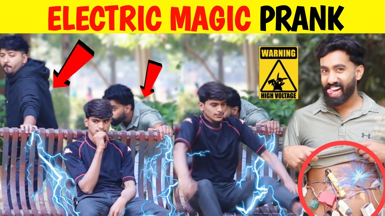 Electric ⚡ Magic Prank Part-4  😂|| b Iqbal Malik  & Sharik Shah on @sharikshah