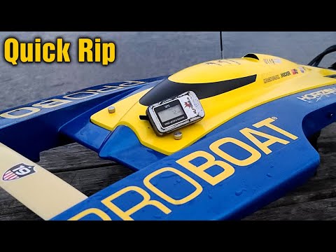 First Speed Run With Oxidean Big Block Upgraded Proboat UL-19 - Smc