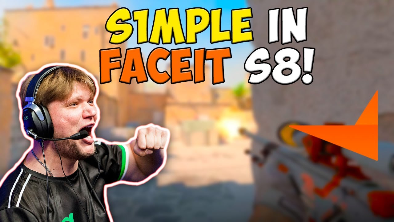 S1MPLE ENTERED FACEIT SEASON 8 - HIGHLIGHTS - CS2 FACEIT