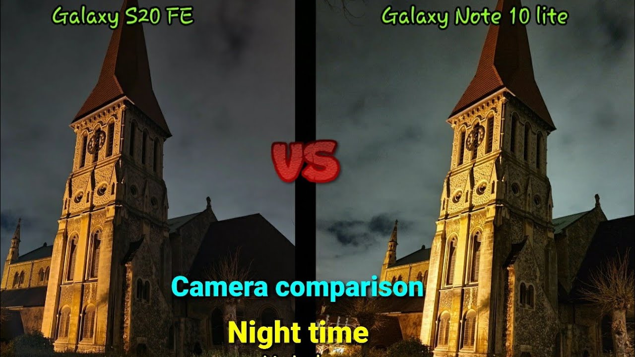 Galaxy S20 FE VS Note 10 lite. Camera Test comparison. Part 2 - Night time. ANOTHER GOOD BATTLE!!!😁😉