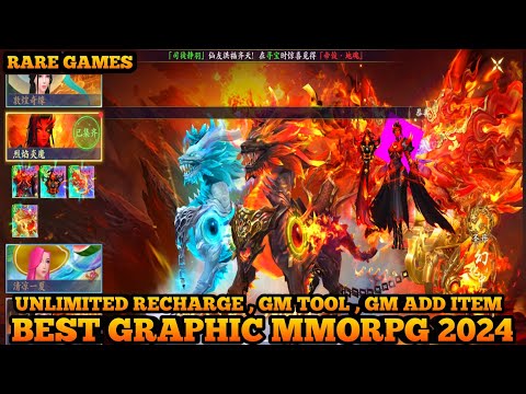 Rare Game MMORPG High Graphic - Gm TooL One Click All Fashion, Lv 5000, Gm Code , Free ALL