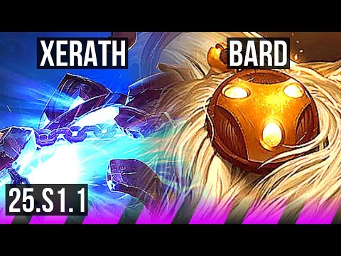 XERATH & Caitlyn vs BARD & Jhin (SUP) | KR Master | 25.S1.1
