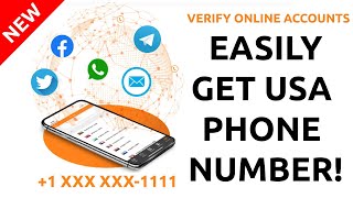 How To Get USA Phone Number To Verify Any Online Accounts in 2022