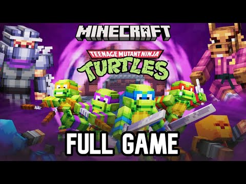 Minecraft x Teenage Mutant Ninja Turtles DLC - Full Game Playthrough (Full Gameplay)