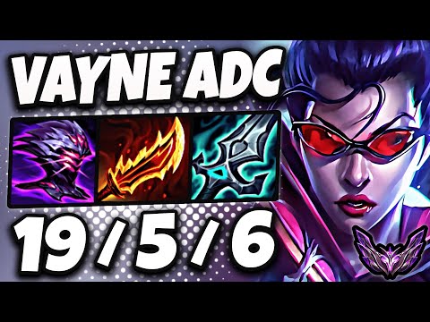 Vayne vs Kaisa ADC [ QuadraKill ] Korea Master Patch 25.7 ✅