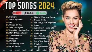 Miley Cyrus, Dua Lipa, rema, Shawn Mendes, Justin Bieber, Rihanna, Ava Max..Pop Hits 2024 🎶