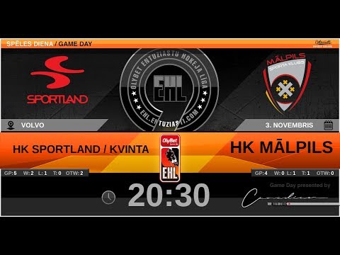 2019 11 03 Sportland/Kvinta - Mālpils