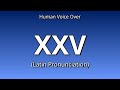 👉 How To Say: XXV - Latin Pronunciation