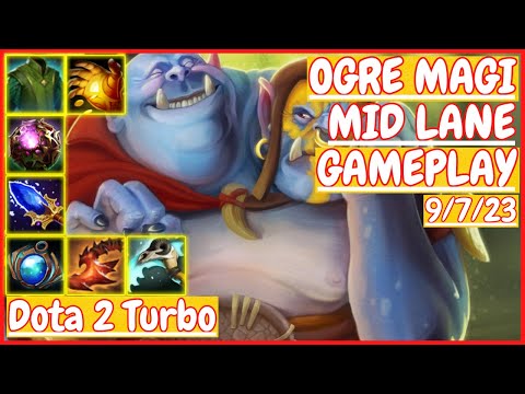 Ogre Magi 9/7/23 [MID LANE] [Gameplay DOTA 2 Turbo] 7.33