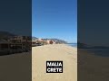 Malia beach Crete | Just before the start of summer season beaches | Beach in Crete Greece