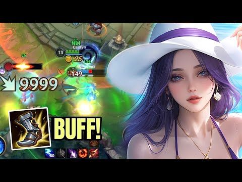 Caitlyn with Buff Berserker's Greaves So OP in Patch 5.0c (Build & Runes)