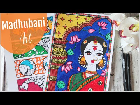 madhubani painting for beginners by art geek