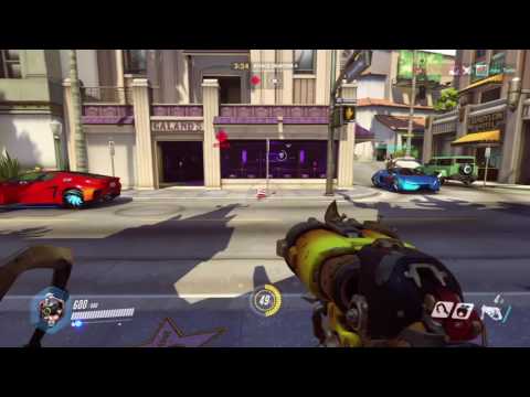 Overwatch Launch MP gameplay pt14 - Maybe Roadhog is TOO Slow...