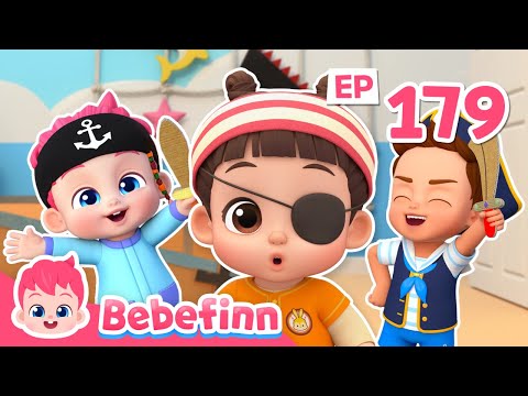 🏴‍☠️ What Will We Do with Captain Brody?ㅣEP179ㅣSong for KidsㅣBebefinn Nursery Rhymes