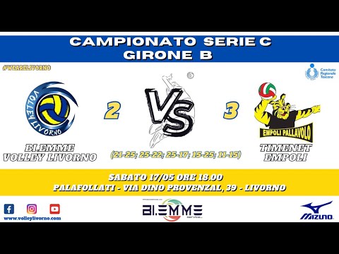 SERIE C 2024/2025: BI.EMME SERVICE VOLLEY LIVORNO - TIMENET EMPOLI PALLAVOLO