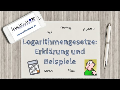 Logarithmengesetze - Erklärung und Beispiele