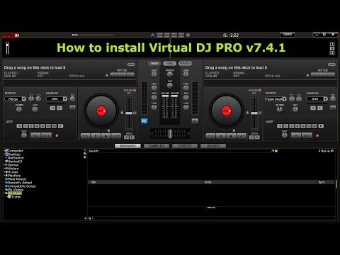 How to install Virual DJ PRO v7.4.1 [2014][HD]
