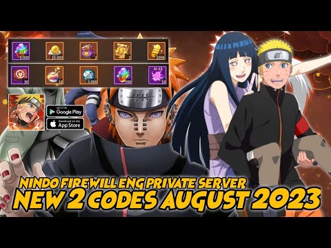 Naruto x Boruto: Nindo Firewill P-Server New 2 Codes August 2023