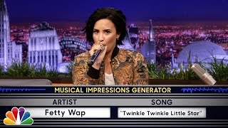 Video thumbnail of "Wheel of Musical Impressions with Demi Lovato"