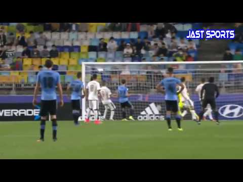 GOL DE RODRIGO AMARAL TIRO LIBRE URUGUAY 1 0 ITALIA   MEJOR GOL MUNDIAL SUB 20 2017 Korea