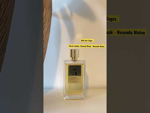 Floral, Amber, Sensual Musk von Rosendo Mateu ist mein Duft des Tages / Scent of the day